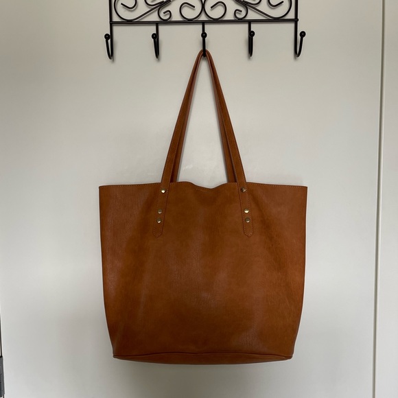 Faux leather tote bag - Picture 2 of 4